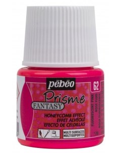 Краска декоративная универсальная Fantasy Prisme 45 мл флуоресцентный розовый Pebeo