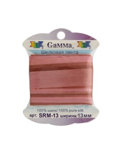 Тесьма декоративная Gamma шелковая цвет M047 арт SRM 13