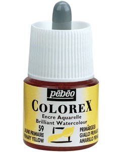 Акварельные чернила Colorex 45 мл желтый основной 341 059 Pebeo