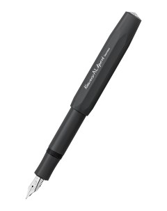 Перьевая ручка AL Sport черная синие чернила EF 05 мм Kaweco