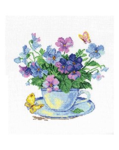 Набор для вышивания Утренние цветы136122 Alisa