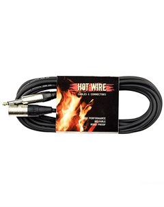 Premium Line кабель микрофонный Xlr папа моноджек 6 3 мм 10 м Hot wire