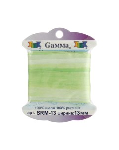 Тесьма декоративная Gamma шелковая цвет M032 арт SRM 13