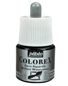 Акварельные чернила Colorex 45 мл черный хроматический 341 061 Pebeo