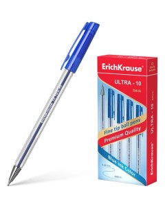 Ручка шариковая ULTRA 10 синий 13873 Erich krause