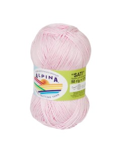 Пряжа Sati 157 светло розовый Alpina