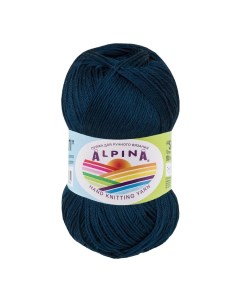 Пряжа Sati 106 темно синий Alpina