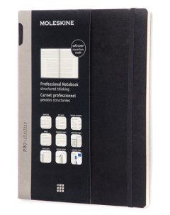 Блокнот Professional Soft XL Цвет черный без разлиновки Moleskine