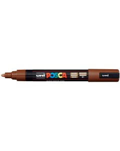 Маркер Uni POSCA PC 5M 1 8 2 5мм овальный коричневый brown 21 Uni mitsubishi pencil