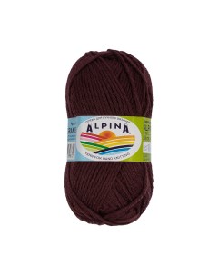 Пряжа Alpaca Grande 09 бордовый Alpina