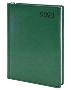 Ежедневник датированный на 2023 год Корсика 176 листов твердая обложка зеленый Informat