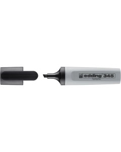 Текстовыделитель заправляемый клиновидный наконечник 2 5 мм Серый E 345 12 Edding