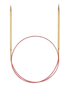 Спицы для вязания круговые с удлиненным кончиком латунь 2 5 мм 80 см 775 7 2 5 80 Addi