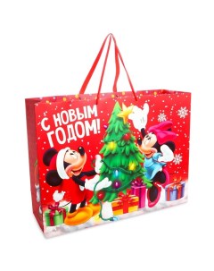 Подарочный пакет XL С Новым Годом Микки Маус и его друзья 61х46х20 Disney