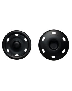 Кнопки пришивные латунные 30 мм черные 2 штуки Prym