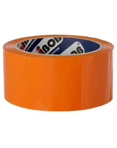 Клейкая лента упаковочная 48мм 66м 45мкм оранжевая 6шт Unibob