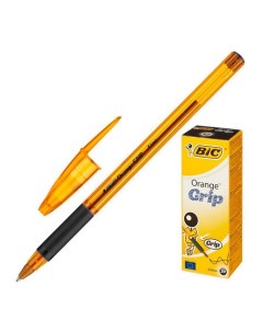 Ручка шариковая BIC Orange grip fine 811925 черная 0 3 мм 1 шт Rombica