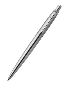 Ручка гелевая Jotter Stainless Steel CT черная 0 7мм кнопочный механизм подар уп Parker