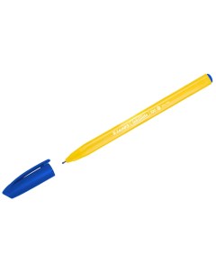 Ручка шариковая InkGlide 100 Icy синяя 07мм трехгран оранжевый корпус 50шт Luxor
