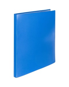 Папка файловая 10 вкладышей Economy Элементари А4 15мм пластик синяя Attache