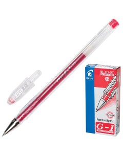 Ручка гелевая G 1 BL G1 5T красная 0 5 мм 1 шт Pilot