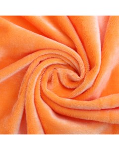 Ткань Плюш Оранжевая 100х150 см Felante