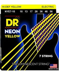 Струны для 7 ми струнной электрогитары NYE7 10 Dr string