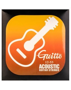 Струны для акустической гитары GSA 012 Guitto