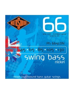 RS665LDN BASS STRINGS NICKEL струны для 5 струнной басгитары никелевое покрытие Rotosound