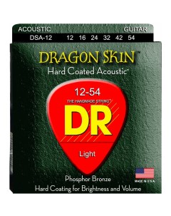 Струны для акустической гитары Dragon Skin DSA 12 Dr string