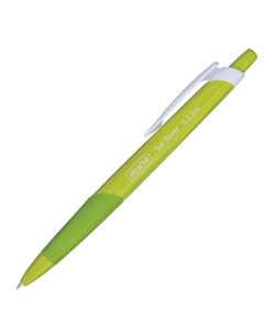Ручка шариковая автоматическая Sun Flower синяя 0 5 мм 389753 Attache