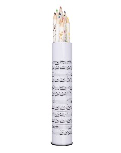 LPB 112M 1 Цветные карандаши в белом пенале Rin