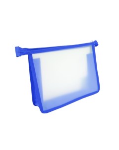 Папка для тетрадей арт 15 2047 А5 прозрачный пластик окантовка синяя 24 5 20 5 Workmate