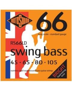 Струны для бас гитары RS66LD Bass Strings Stainless Steel Rotosound