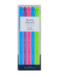 Набор ручек гелевых SoftWrite Special 20 0090 5 синие 0 5 мм 5 шт Bruno visconti