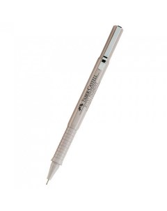 Капиллярная ручка Ecco Pigment 0 6 мм Черная Faber-castell