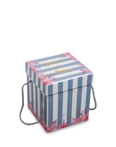 Коробка подарочная Куб цв голубой WG 43 1 B 113 301977 Арт-ист