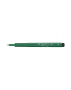 Капиллярная ручка Pitt Artist Pen Brush темно зеленая Faber-castell