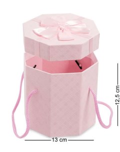 Коробка подарочная Многогранник цв розовый WG 94 C 113 301808 Арт-ист