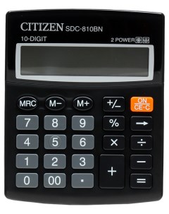 Калькулятор SDC 810BN Черный Citizen