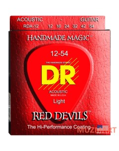 RDA 12 RED DEVILS Струны для акустической гитары Dr