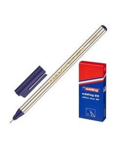 Ручка капиллярная 89 синий 0 3мм Edding
