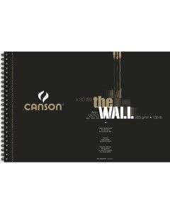 Альбом на спирали для маркера The Wall 220г м2 21х31 4см 30 листов Canson