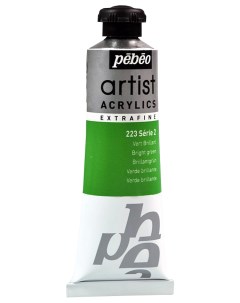 Краска художественная Artist Acrylics Extra Fine акрил 2 37 мл зеленый яркий Pebeo