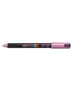 Маркер Posca PC 1MR 0 7 мм наконечник игольчатый розовый металлик Uni mitsubishi pencil