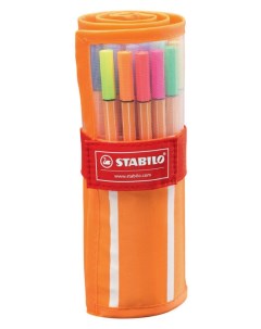 Капиллярная ручка линер для скетчинга 0 4мм Point 88 30 цветов Stabilo