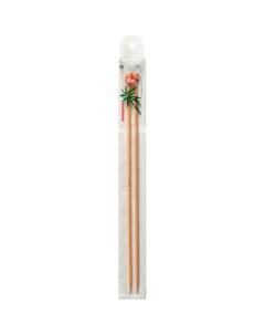 Спицы для вязания Bamboo прямые 4 5мм 33см пластик 221116 Prym
