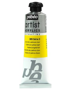 Краска художественная Artist Acrylics Extra Fine акрил 3 37 мл ярко желтый Pebeo