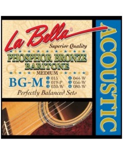 Струны для акустической гитары BG M La bella