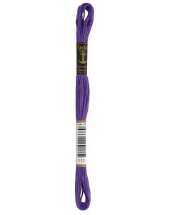 Нитки мулине Stranded Cotton 4635000 00111 8 м фиолетовый Anchor